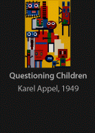 Questioning Children, painted by Appel, version by Miguel Cardil