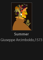 Summer, painted by Arcimboldo, version by Miguel Cardil
