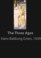 The Three Ages, painted by Baldung, version by Miguel Cardil