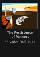 The Persistence of Memory, painted by Dali, version by Miguel Cardil