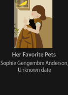 Her Favorite Pets, painted by Sophie Gengembre Anderson, version by Miguel Cardil