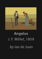 Angelus, painted by Millet, version by Miguel Cardil
