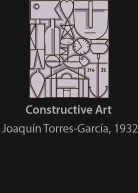 Constructive Art, painted by Joaqu�n Torres Garc�a, version by Miguel Cardil
