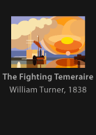 The Fighting Temeraire, painted by Turner, version by Miguel Cardil