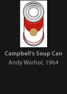 Campbell's Soup Can, painted by Warhol, version by Miguel Cardil
