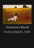 Christina's World, painted by Wyeth, version by Miguel Cardil